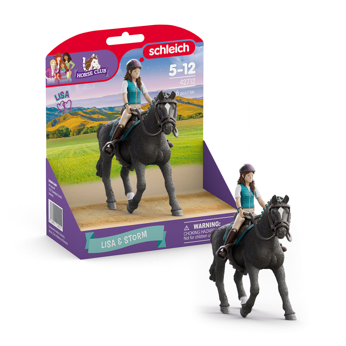 schleich-horse-club-lisa-storm-reiterset-schwarz image 3