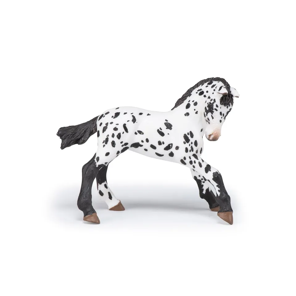 papo-horses-appaloosa-fohlen-schwarz-spielfigur-gefleckt image 1
