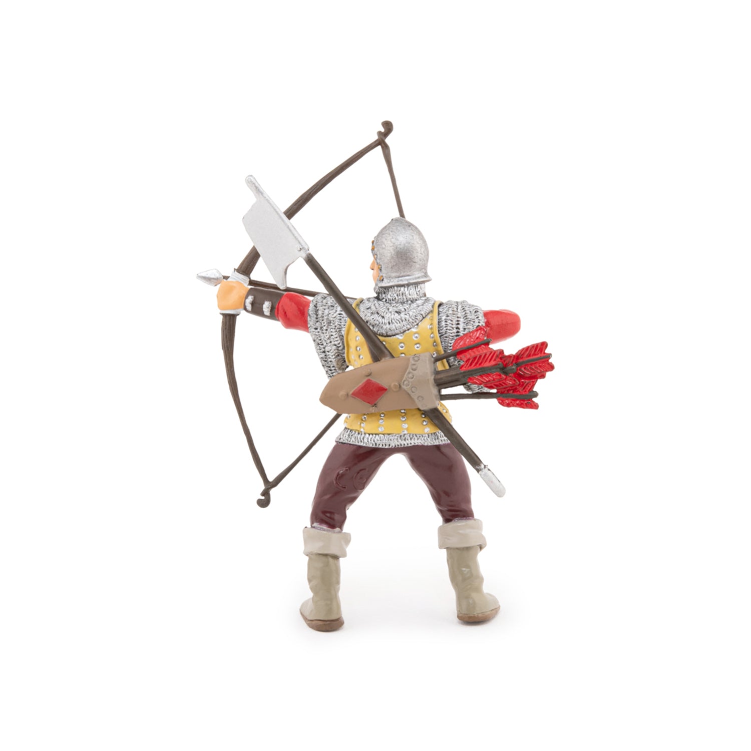 papo-medieval-roter-bogensch-tze-ritterfigur-mittelalter image 3