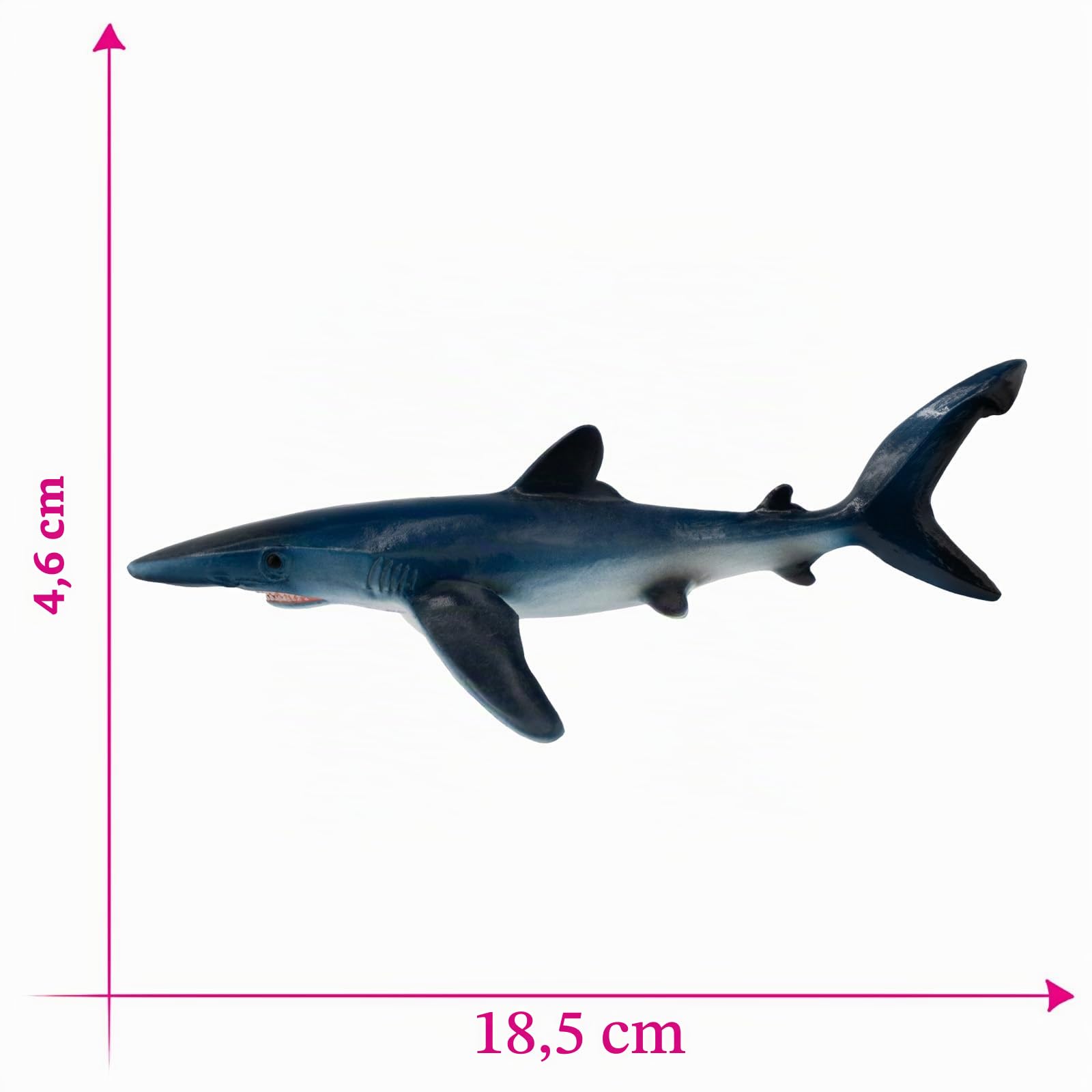 bullyland-marine-world-blauhai-67411-haifisch-figur-18-5-cm image 2