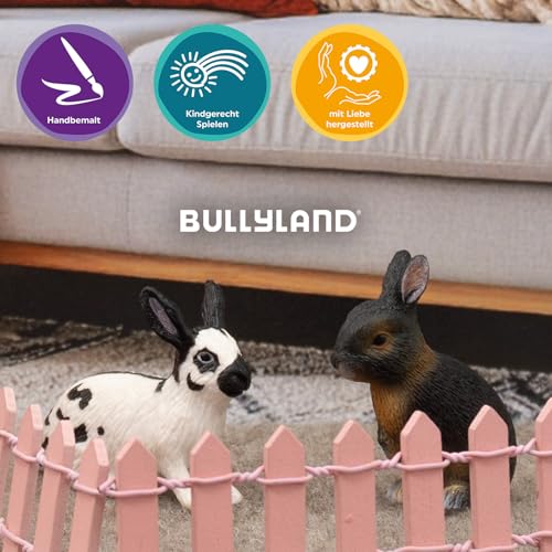 bullyland-pets-64611-hase-schwarz-wei-tierfigur-ca-6-cm image 5