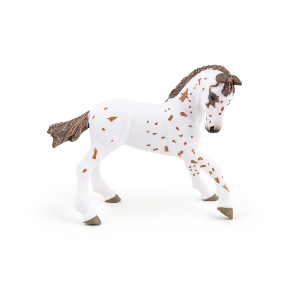 papo-horses-appaloosa-fohlen-figur-braun-gefleckt image 1