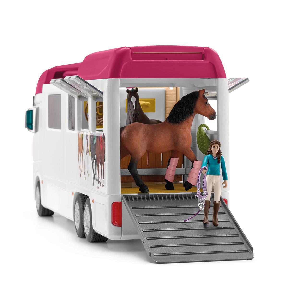 schleich-horse-club-42619-pferdetransporter-spielset image 6