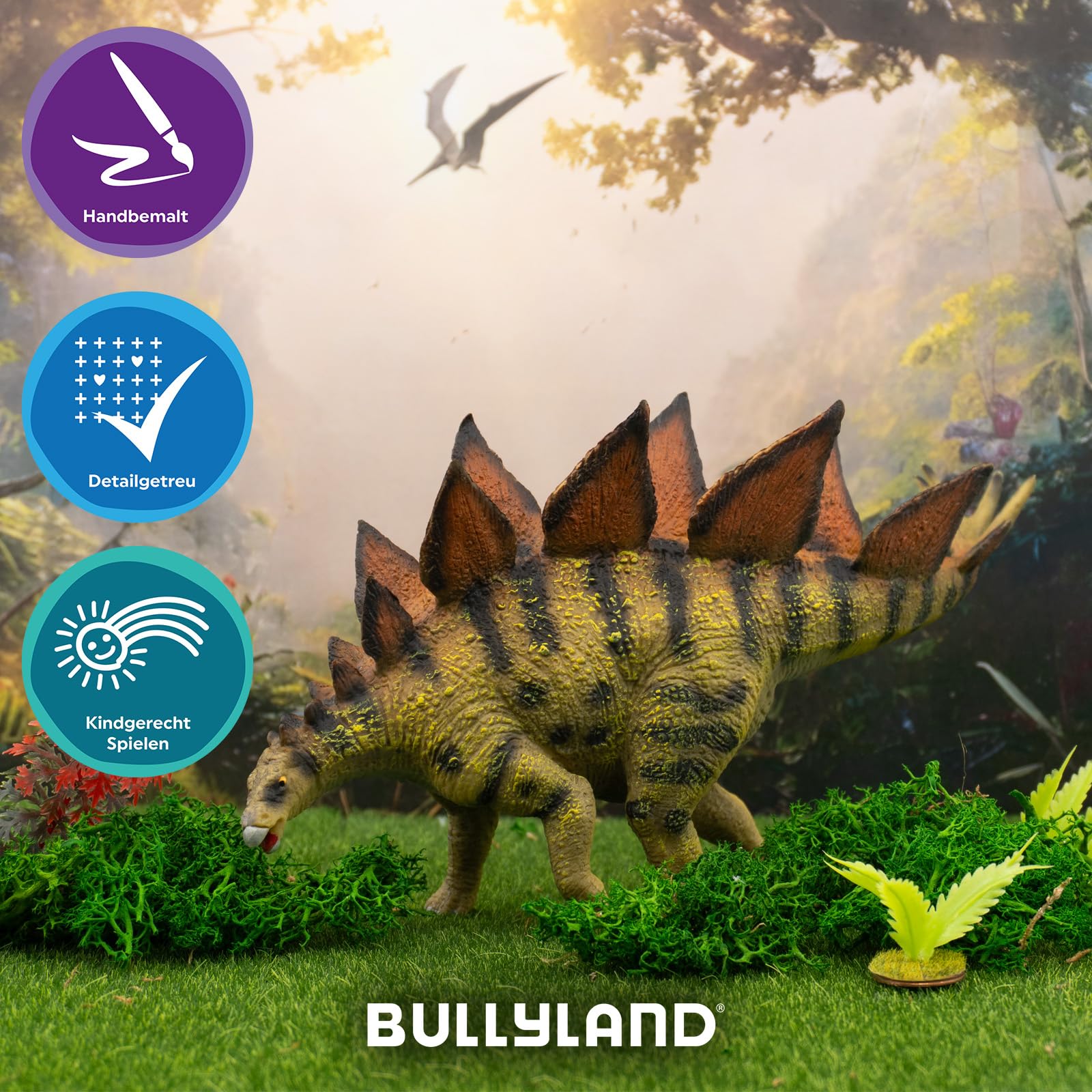 bullyland-dinopark-stegosaurus-61470-dinosaurier-22-5-cm image 5