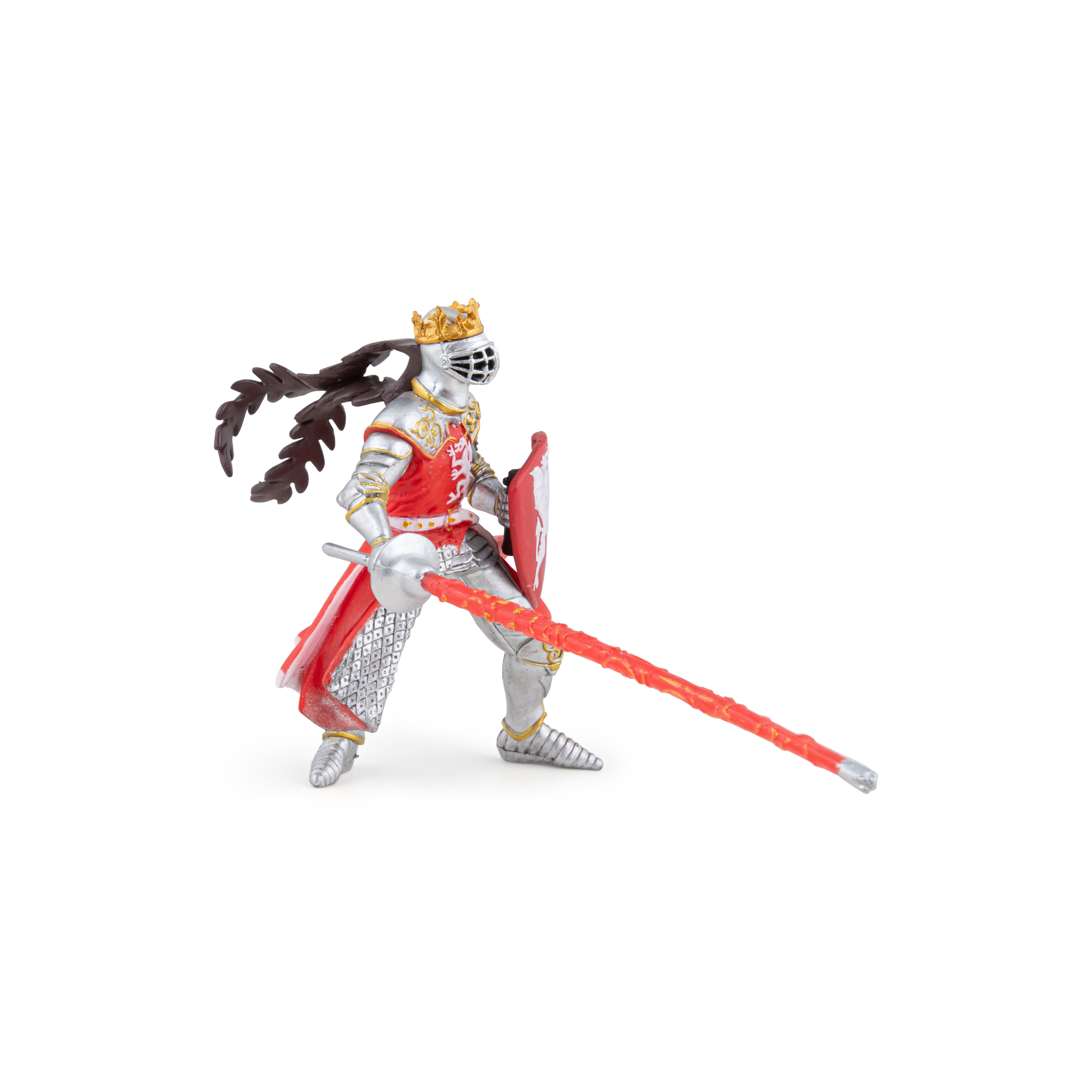 papo-medieval-roter-drachenk-nig-figur-reiter-mit-pferd image 4