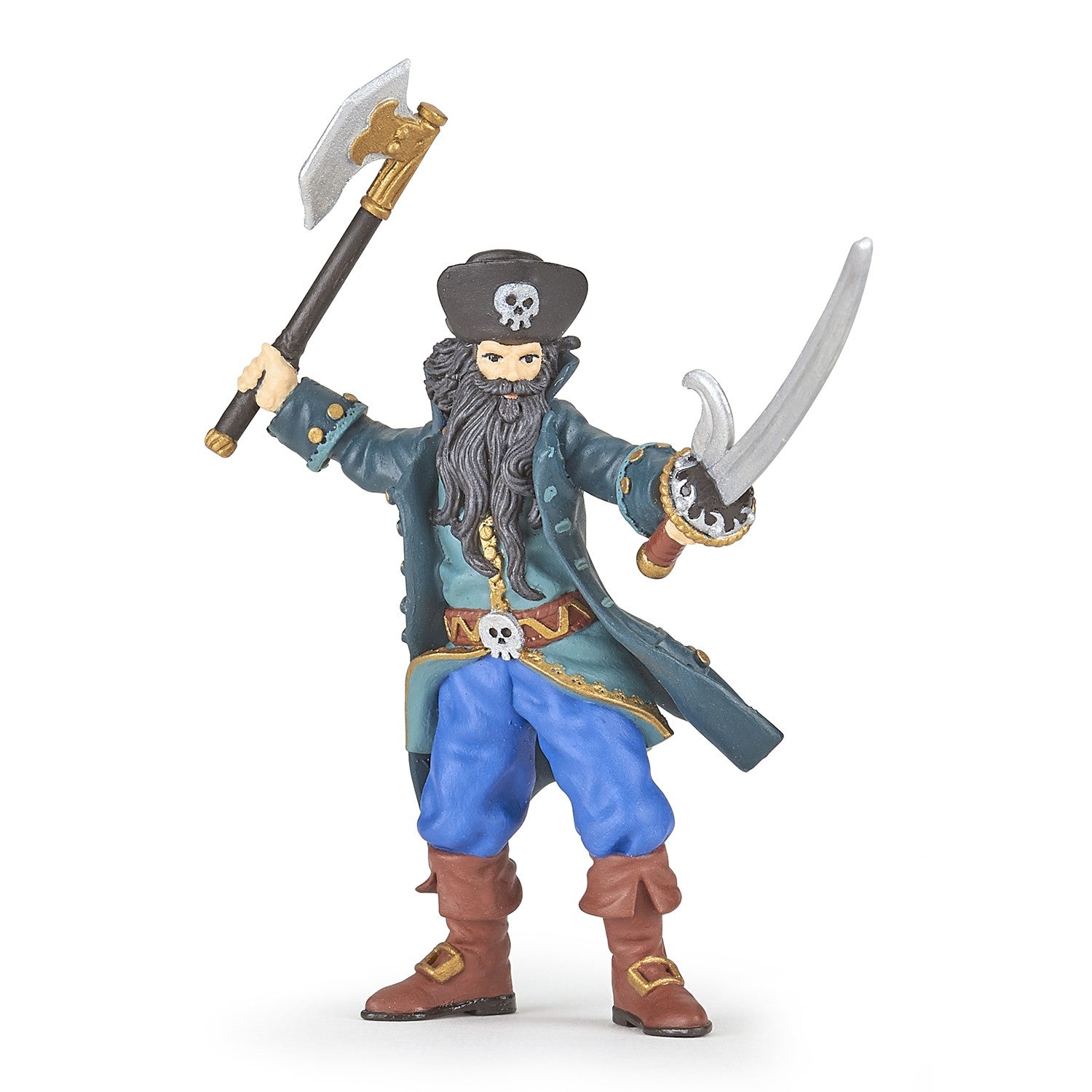 papo-pirates-blackbeard-piratenfigur-kapit-n image 1