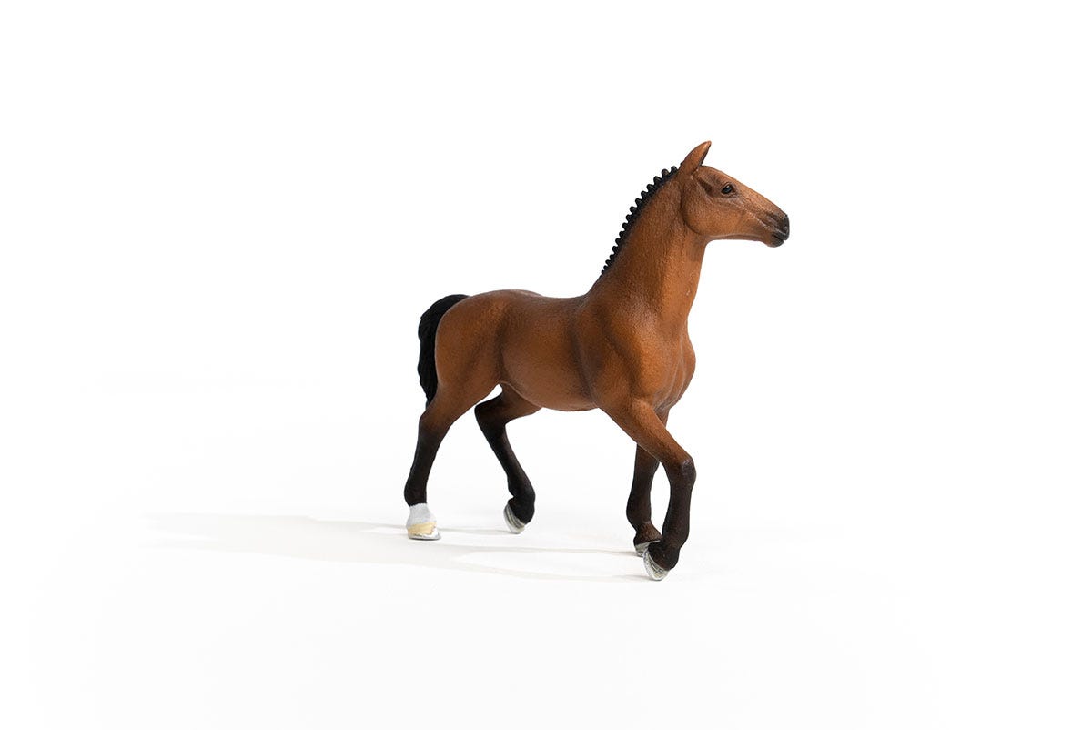 schleich-horse-club-oldenburger-stute-pferd-13945-braun image 7