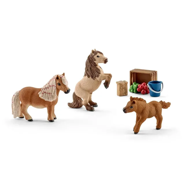 schleich-horse-club-mini-shetty-familie-spielfiguren-set-41432 image 1
