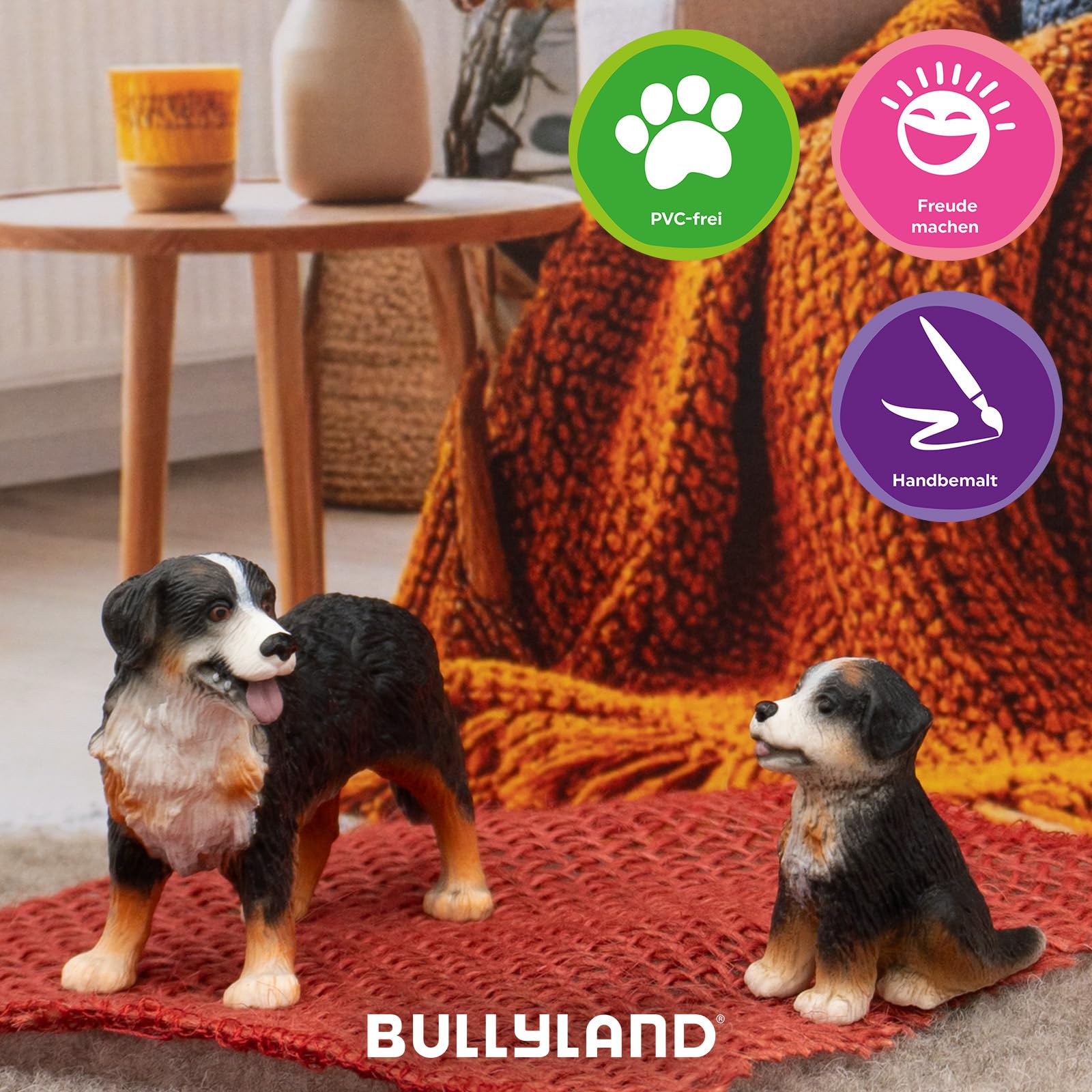 bullyland-pets-berner-sennenhund-bianca-65449-tierfigur-6-8-cm image 2
