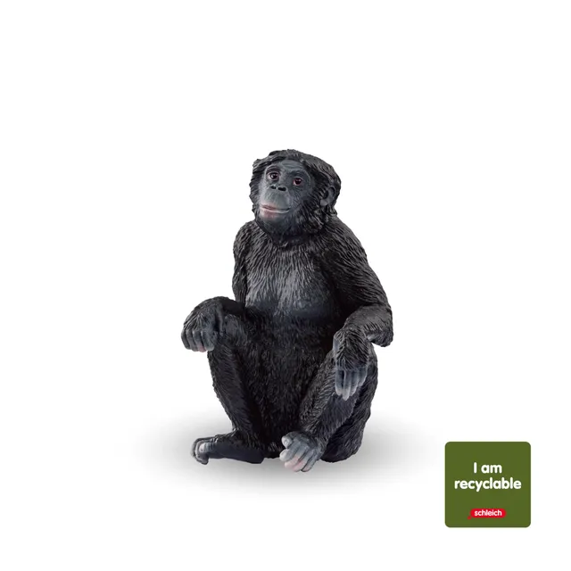schleich-wild-life-bonobo-weibchen-tierfigur-14943 image 1
