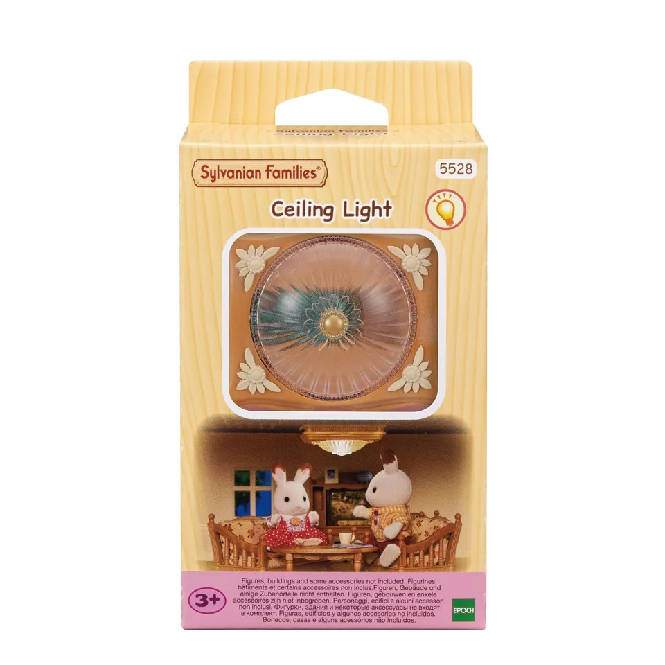 sylvanian-families-village-deckenleuchte-5528-puppenhaus-braun image 1