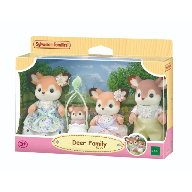 sylvanian-families-5799-reh-familie-tierfiguren-4er-set-wald image 1