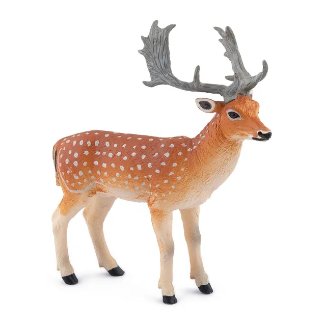 papo-wildlife-damhirsch-tierfigur-braun-gefleckt image 1