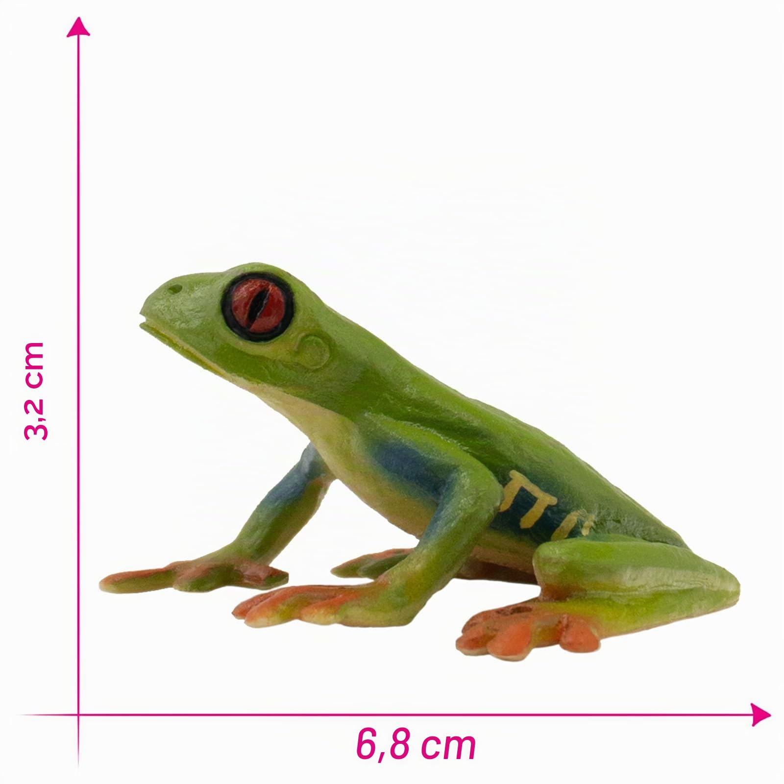 bullyland-frogs-rotaugenlaubfrosch-68516-tierfigur-6-8-cm image 2