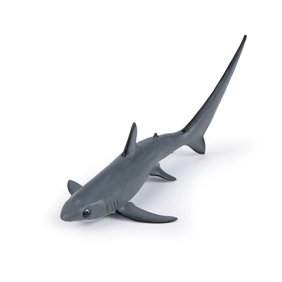 papo-marine-world-fuchshai-figur-mit-schwanzflosse image 1