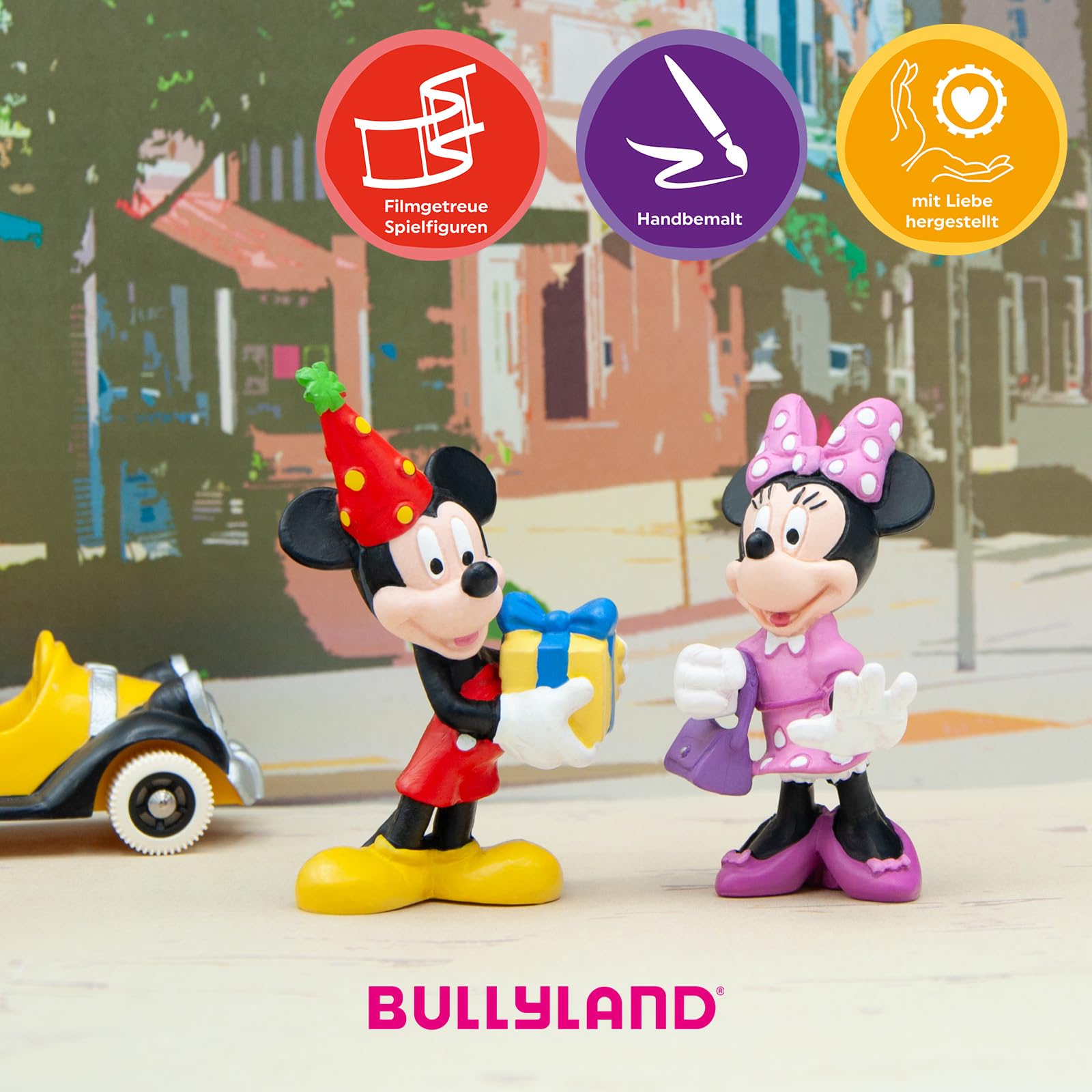 bullyland-disney-mickey-mouse-15338-spielfigur-mit-geschenk image 5