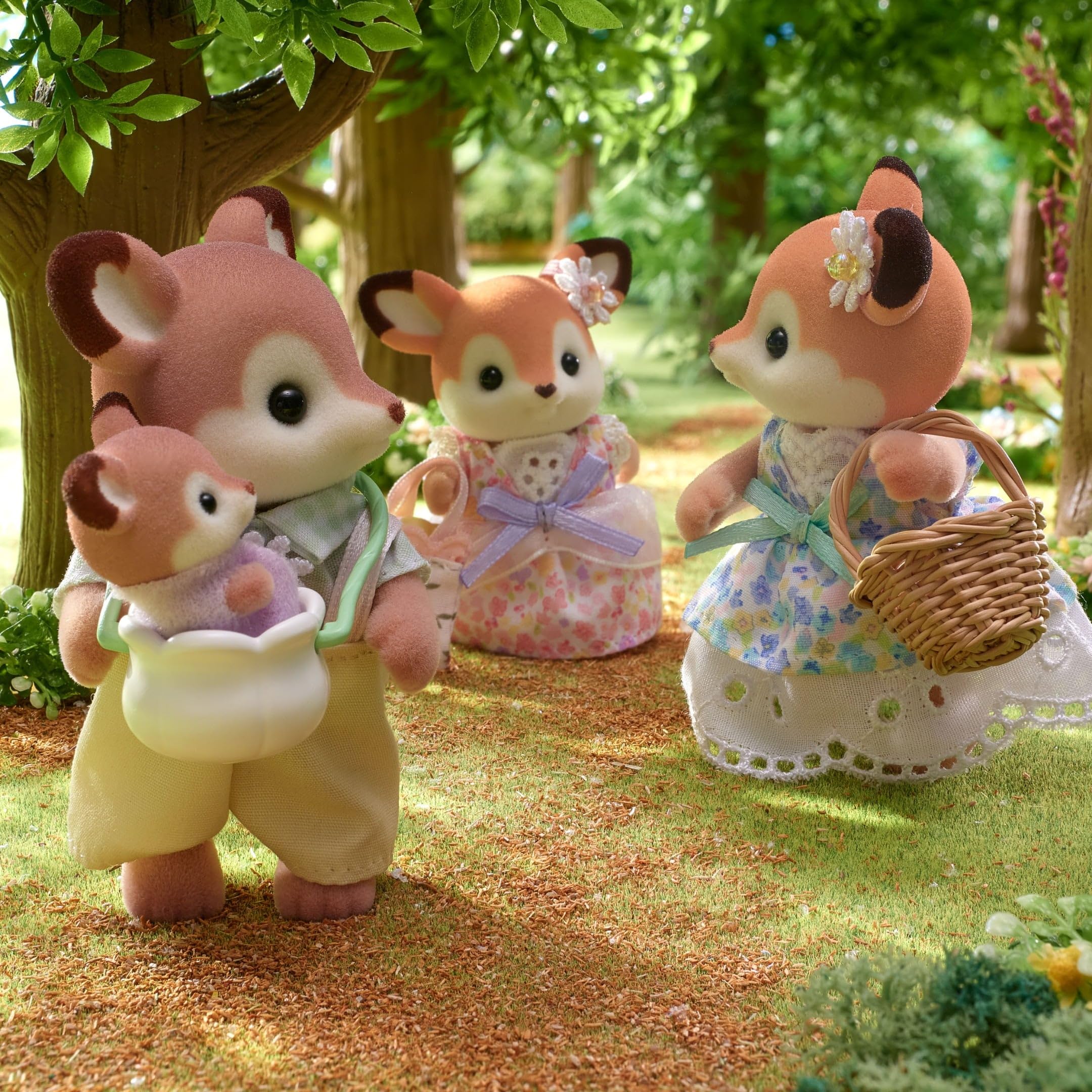 sylvanian-families-5799-reh-familie-tierfiguren-4er-set-wald image 5