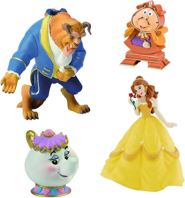 bullyland-disney-princess-sch-ne-und-biest-figuren-set-4-tlg image 1