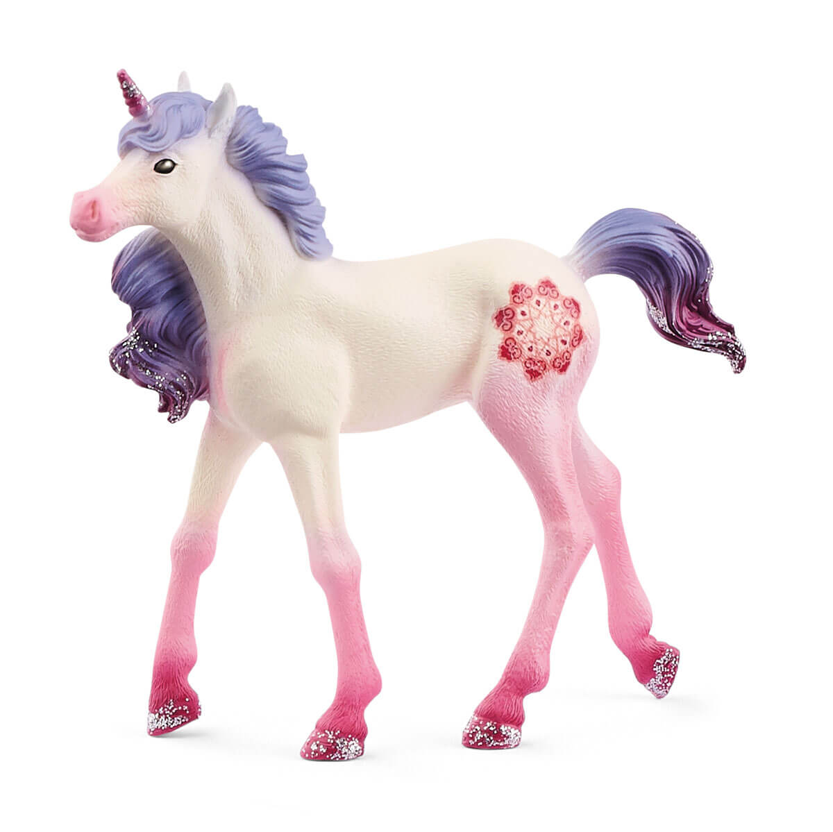 schleich-bayala-mandala-einhorn-fohlen-figur-rosa image 1