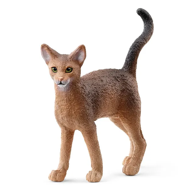 schleich-farm-world-abessinier-katze-tierfigur image 1