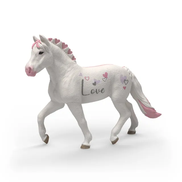schleich-horse-club-fjord-stute-pferdefigur-love-edition image 1