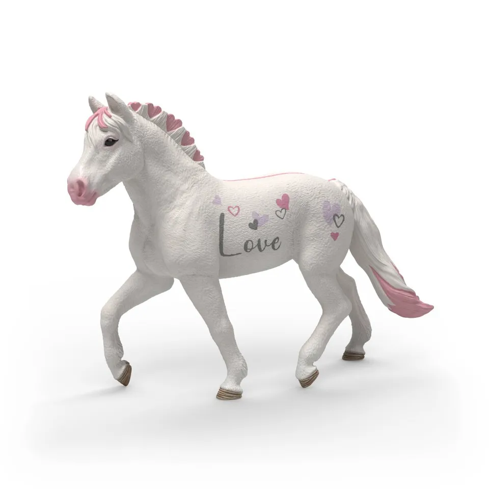 schleich-horse-club-fjord-stute-pferdefigur-love-edition image 1