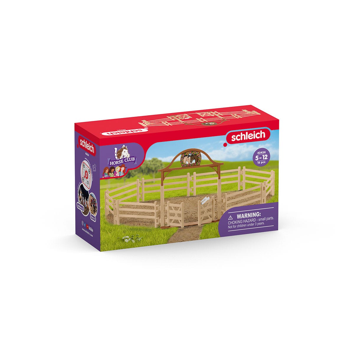schleich-horse-club-pferdekoppel-eingangstor-set-42434 image 4
