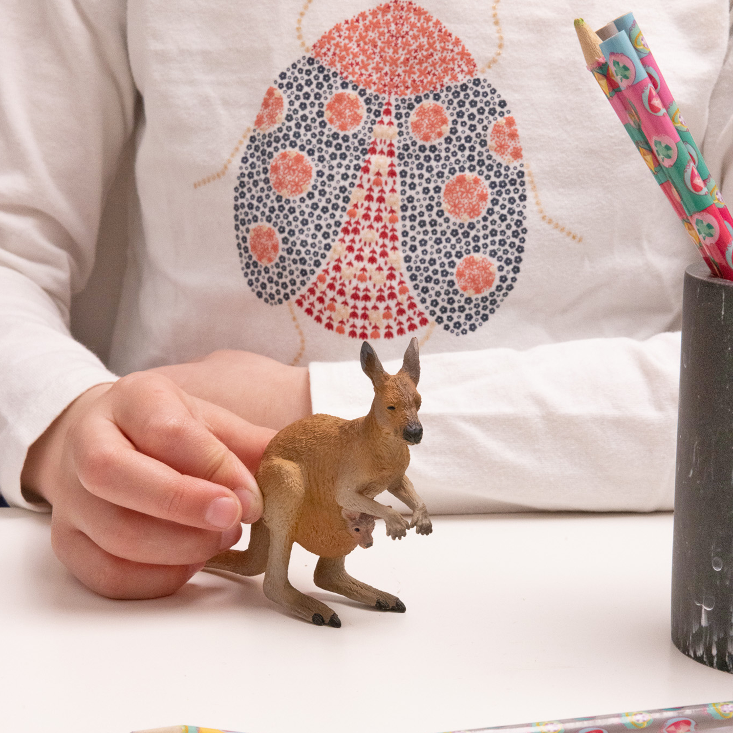 papo-wildlife-k-nguru-mit-baby-tierfigur-australien image 2