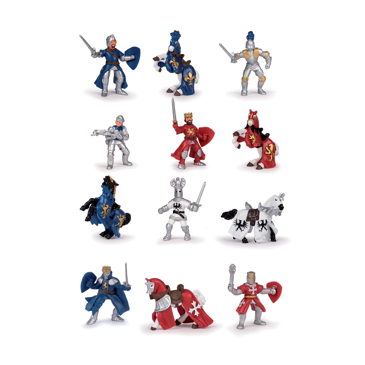 papo-mini-papo-mini-plus-ritter-figuren-12-st-ck-set image 2