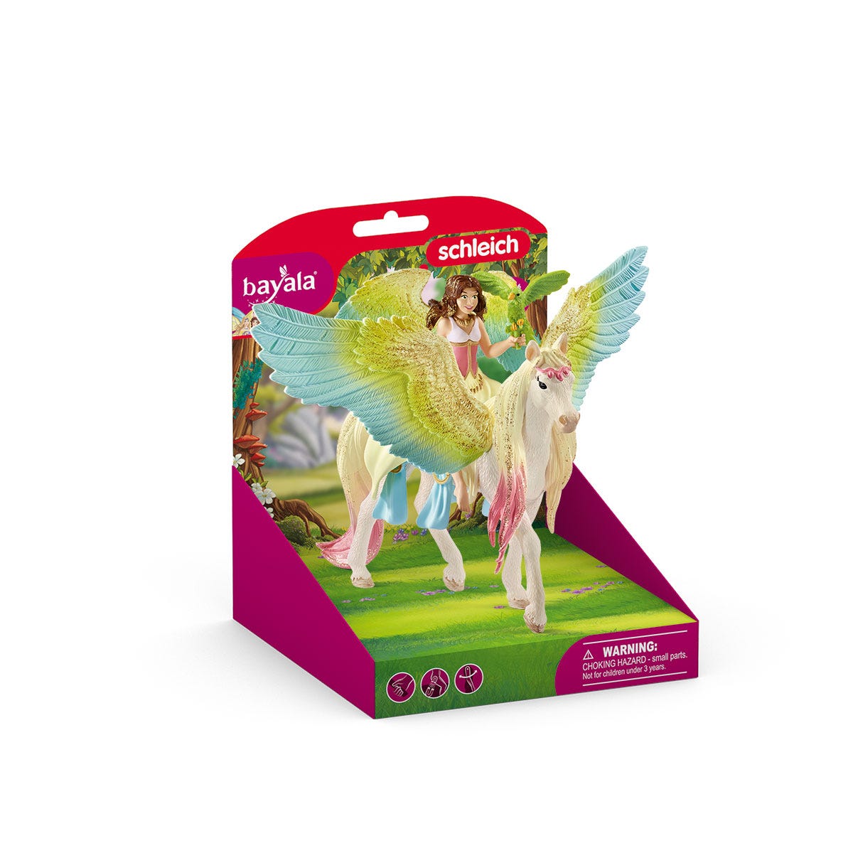 schleich-bayala-surah-mit-glitzer-pegasus-elfenfigur-70566 image 2