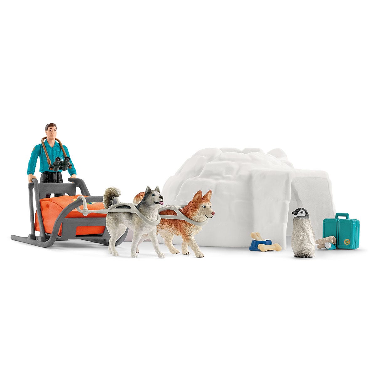 schleich-wild-life-expedition-antarktis-spielset-schlitten image 1
