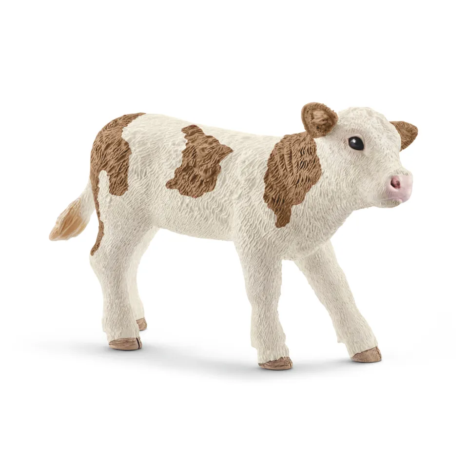 schleich-farm-world-simmental-kalb-tierfigur image 1