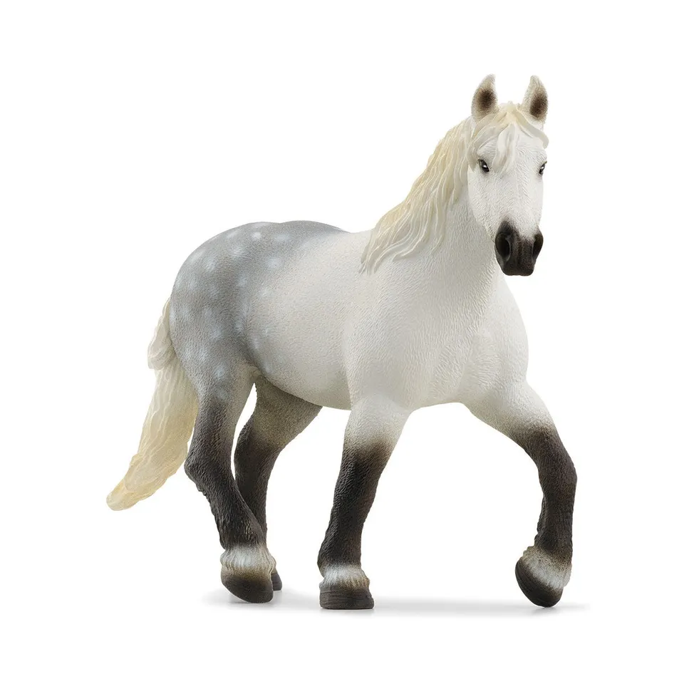 schleich-horse-club-percheron-stute-pferdefigur-kr-ftig image 1
