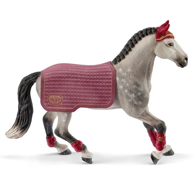 schleich-horse-club-42456-trakehner-stute-pferdefigur-reitturnier image 1