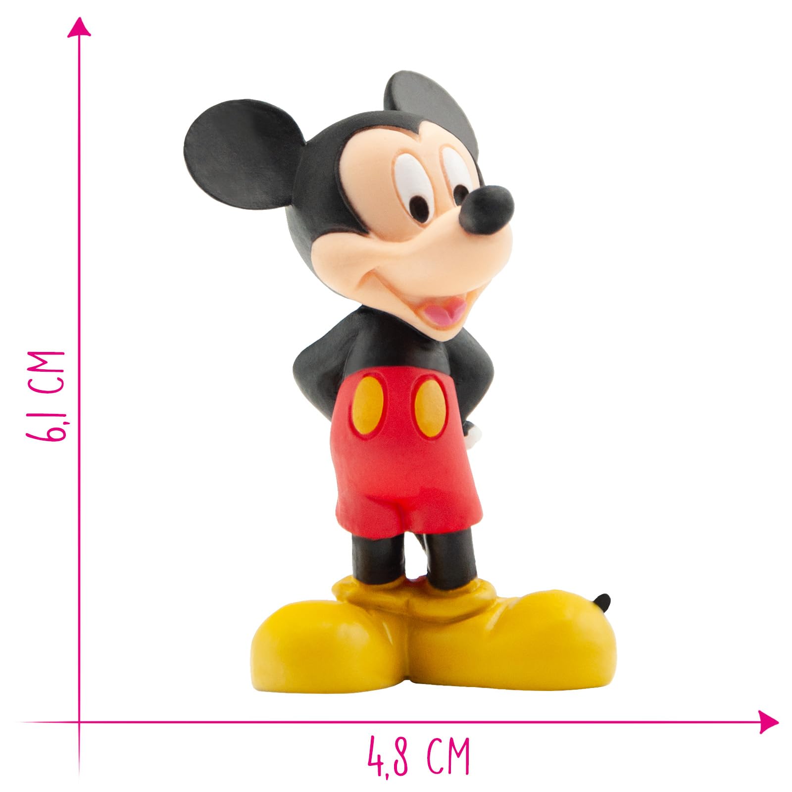 bullyland-disney-mickey-mouse-figur-6-1-cm-sammelfigur image 2
