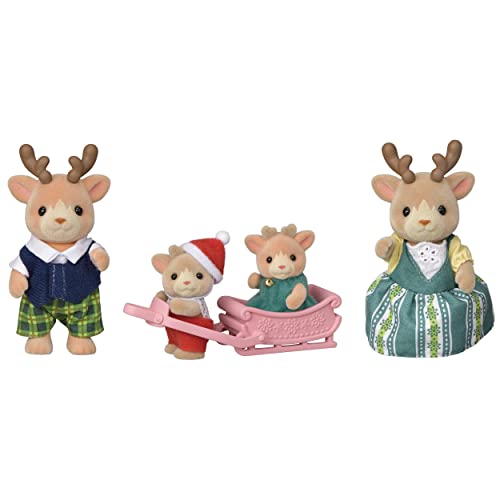 sylvanian-families-village-5692-rentier-familie-mit-schlitten image 7