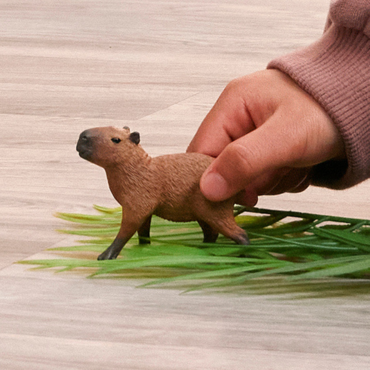 schleich-wild-life-capybara-tierfigur-nagetier image 2