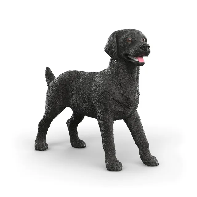 schleich-farm-world-14923-labrador-h-ndin-tierfigur-schwarz image 1