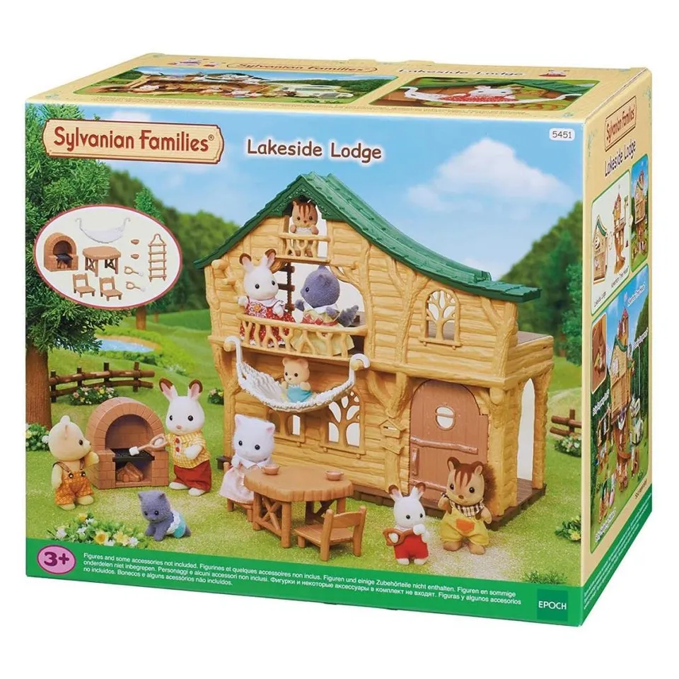 sylvanian-families-5451-haus-am-see-puppenhaus-spielset-seaside image 1