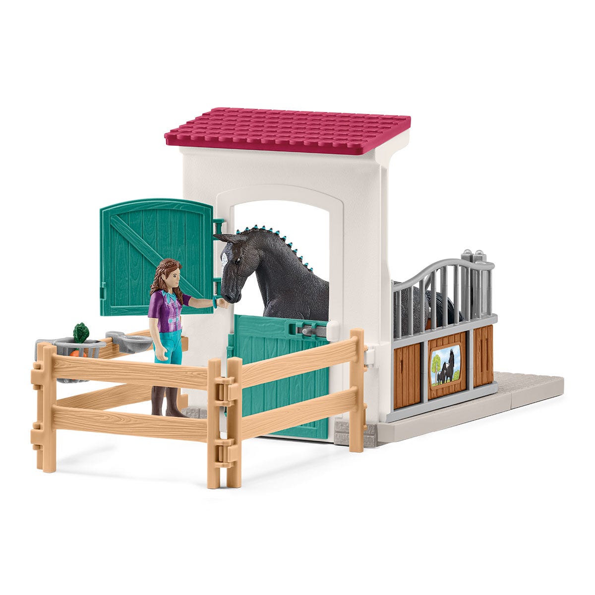 schleich-horse-club-pferdebox-lisa-storm-42709-pferd-set image 2