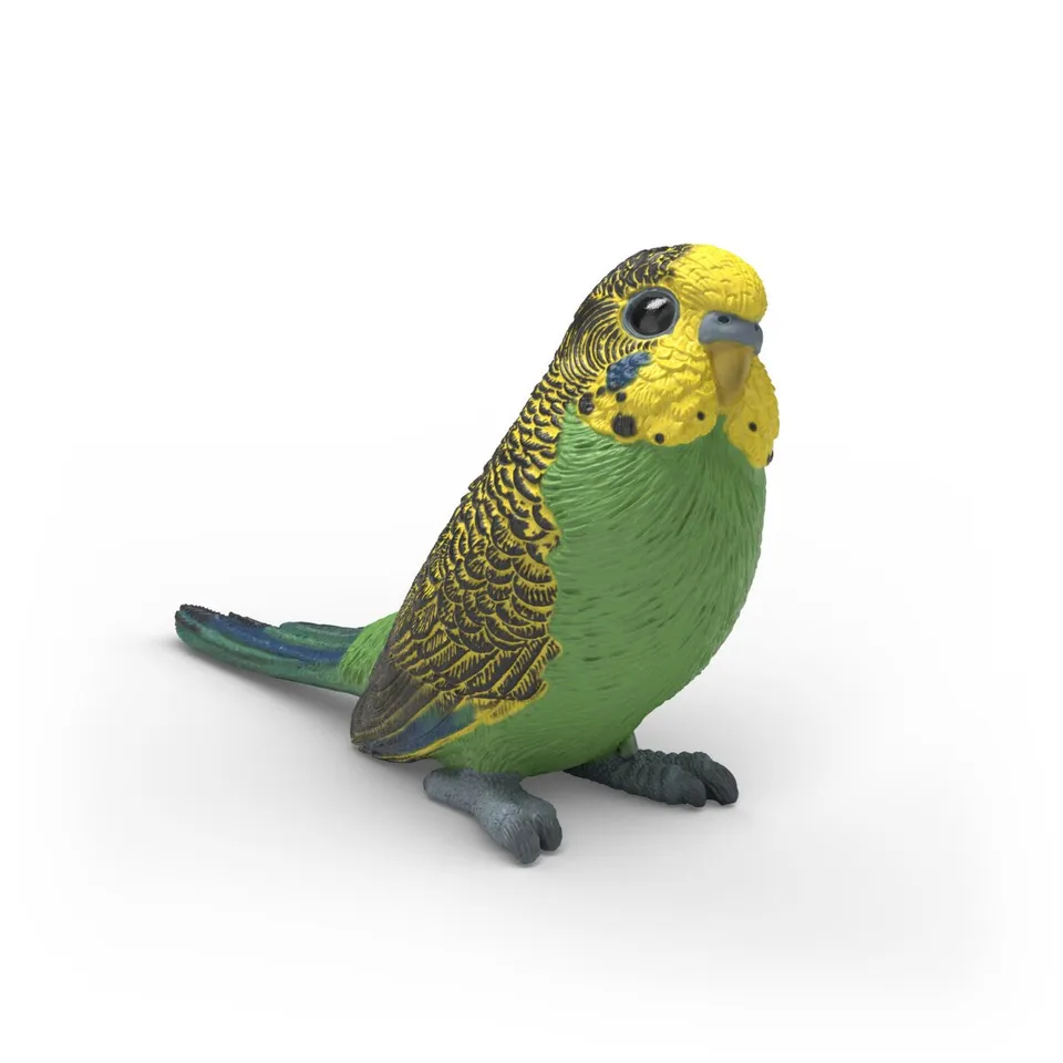 schleich-wild-life-wellensittich-tierfigur-gr-n-gelb-14939 image 1