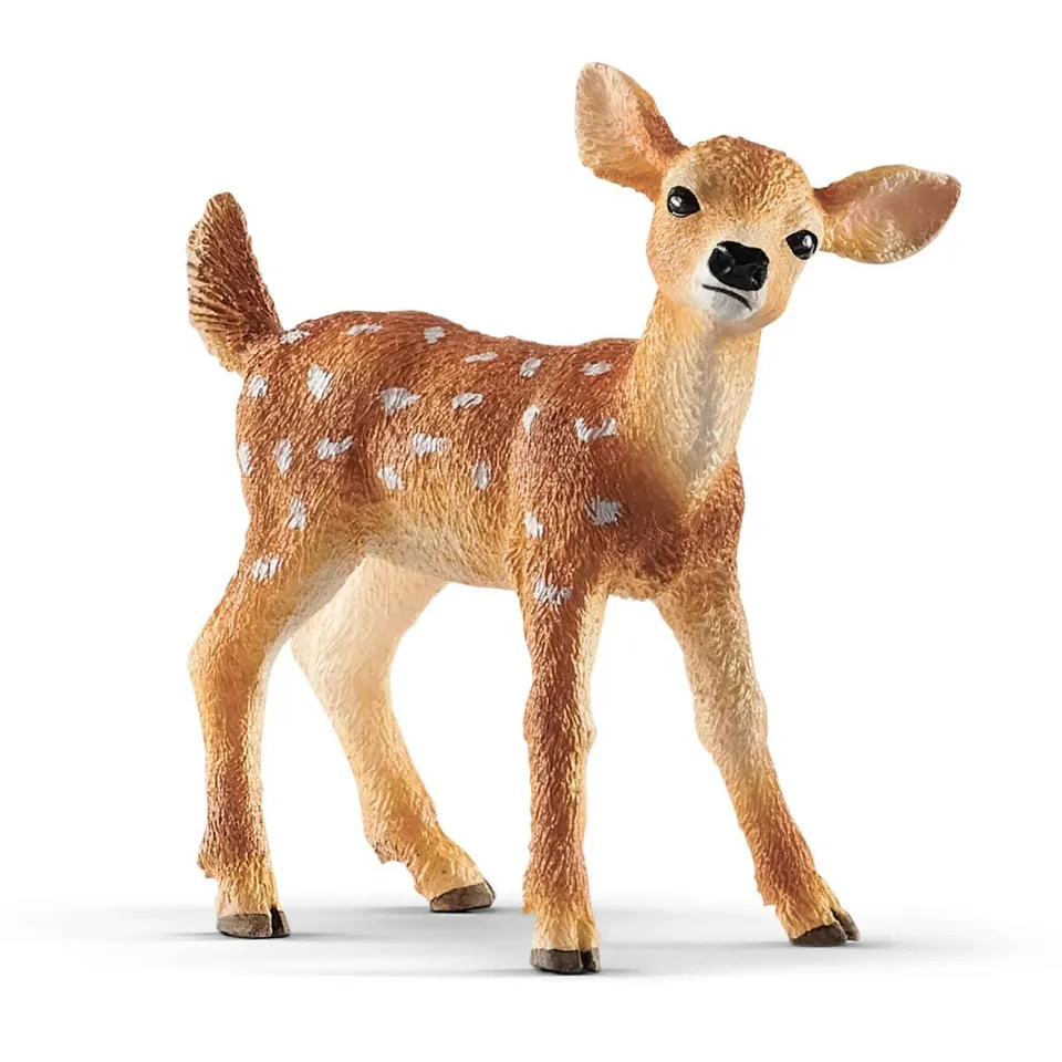 schleich-wild-life-wei-wedelkalb-tierfigur-14820-waldtier image 1