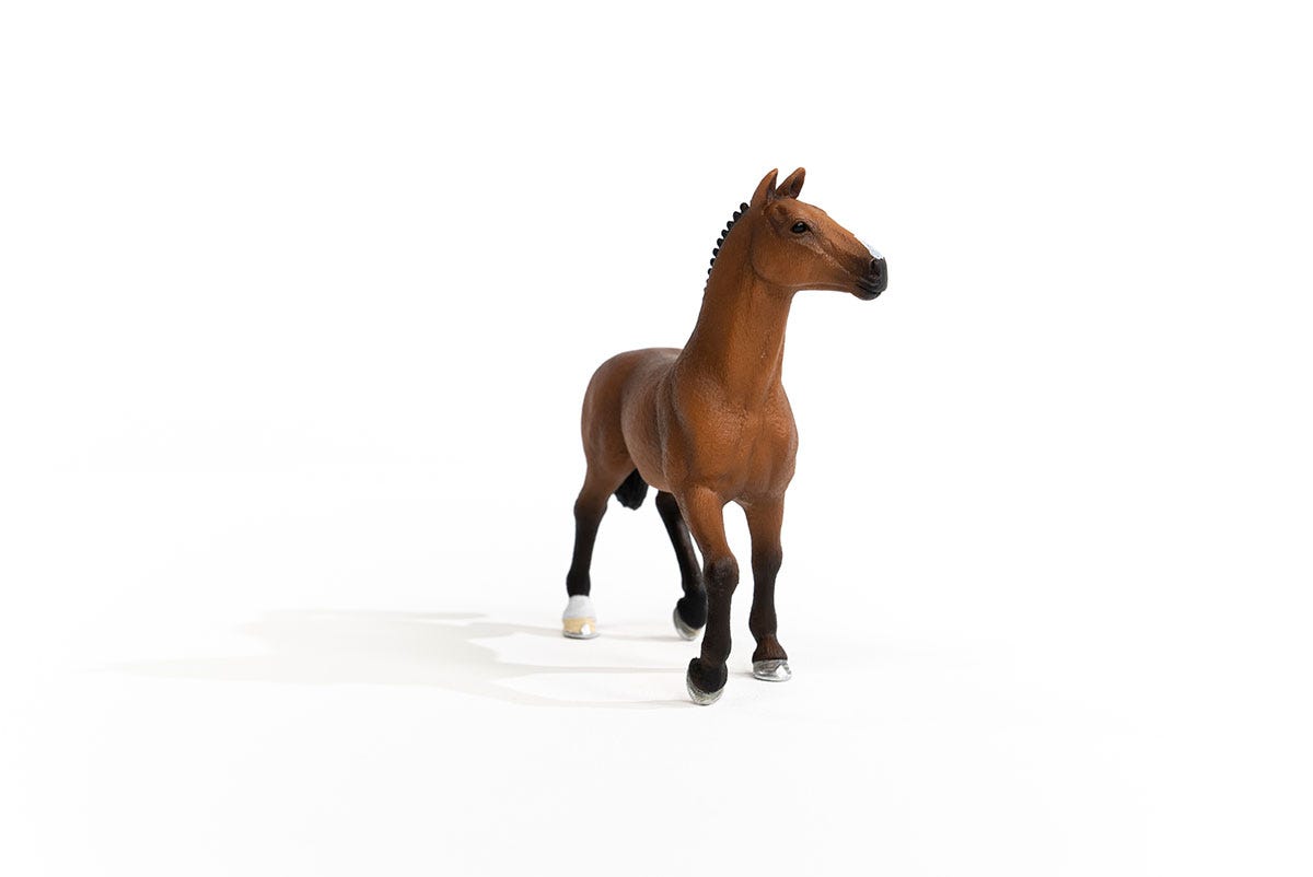 schleich-horse-club-oldenburger-stute-pferd-13945-braun image 2