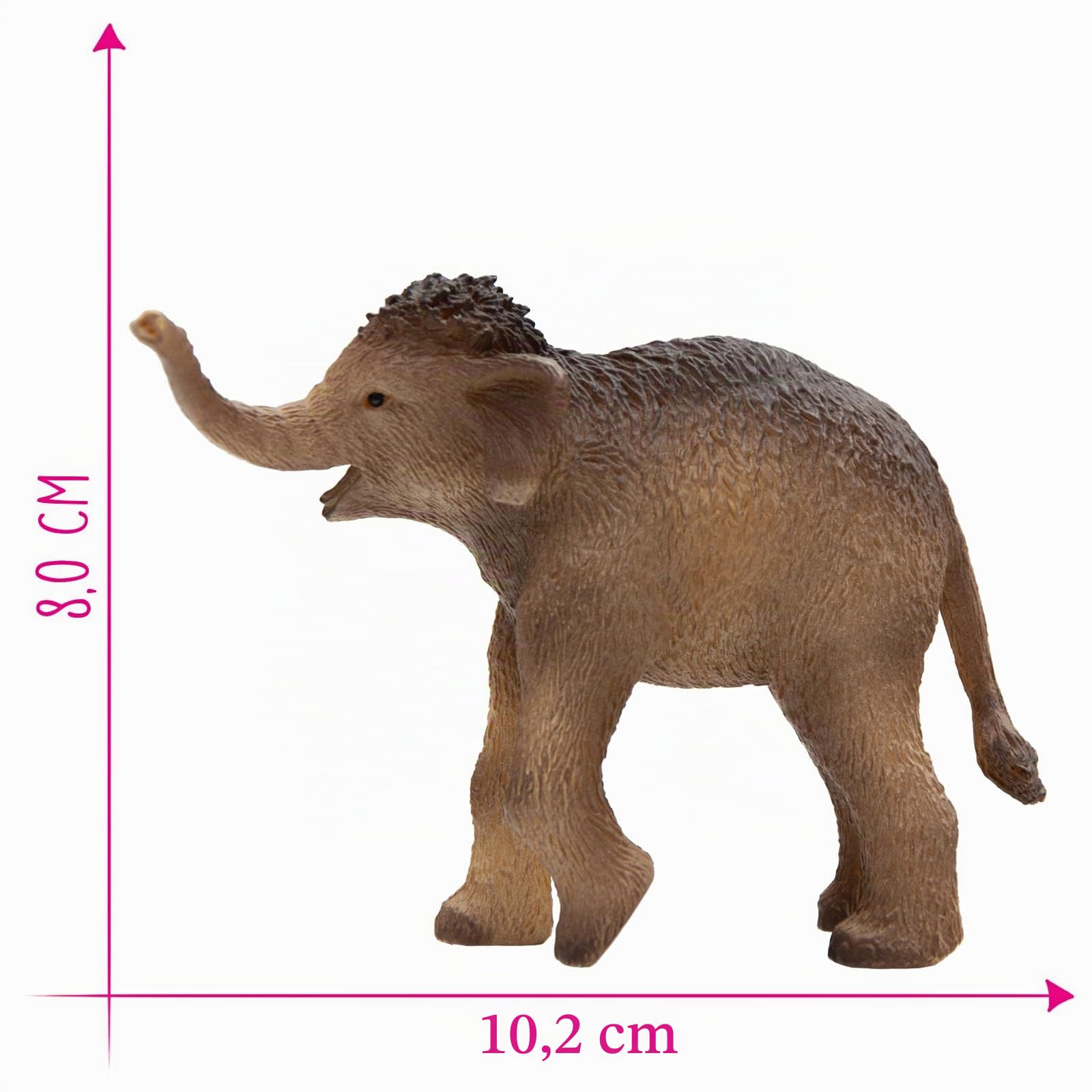 bullyland-museum-line-mammut-baby-99834-figur-10-2-cm image 2