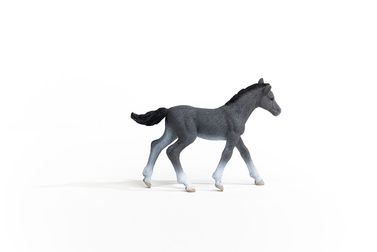 schleich-horse-club-trakehner-fohlen-pferdefigur-schimmel image 2