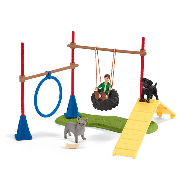 schleich-farm-world-hundespielplatz-set-spielfiguren image 1