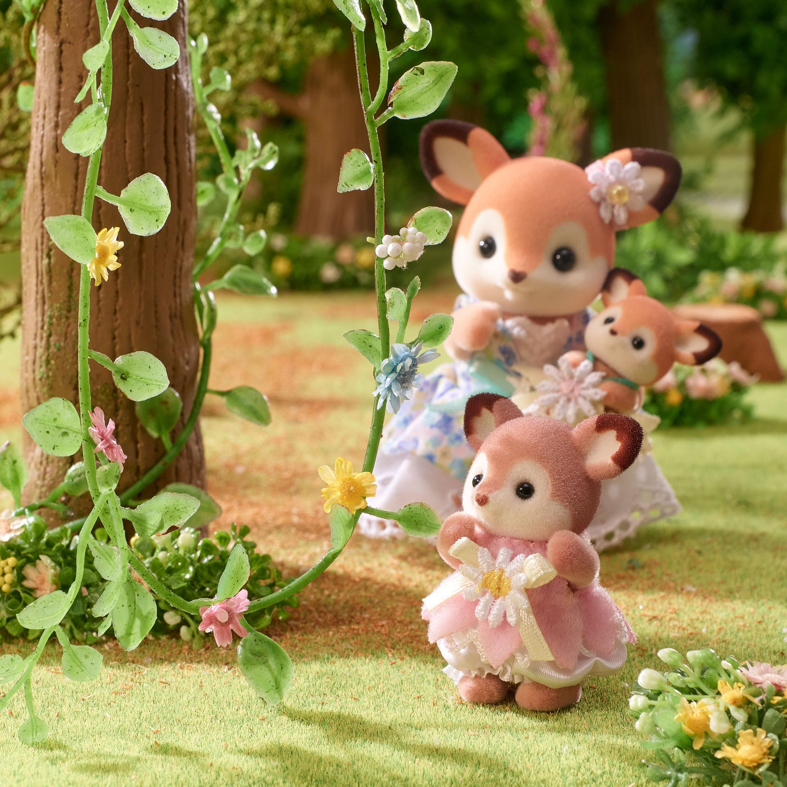 sylvanian-families-blooming-baby-5801-reh-babys-blumenschaukel-spielset image 8