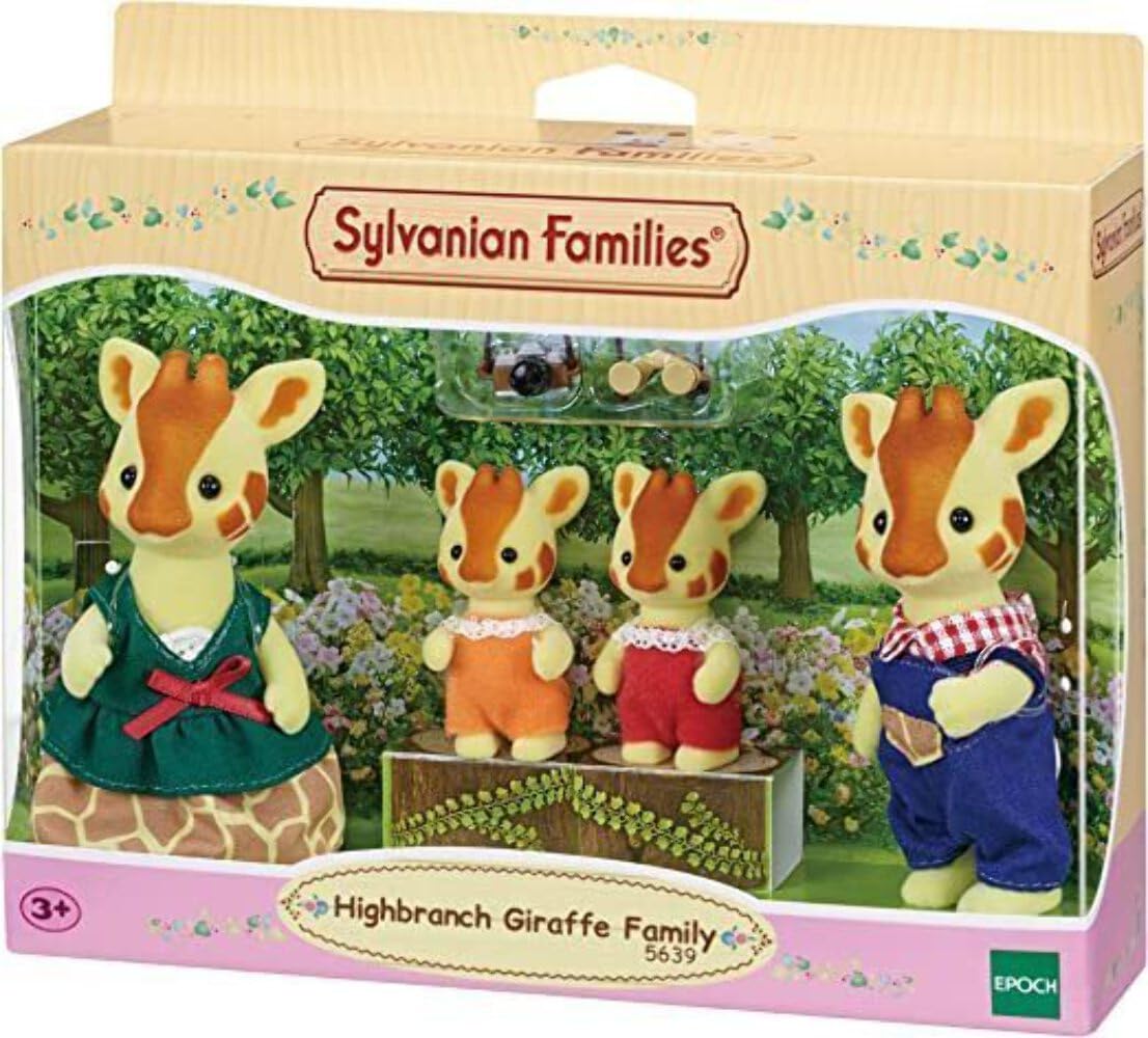 sylvanian-families-5639-giraffen-familie-figuren-4er-set-puppenhaus image 1