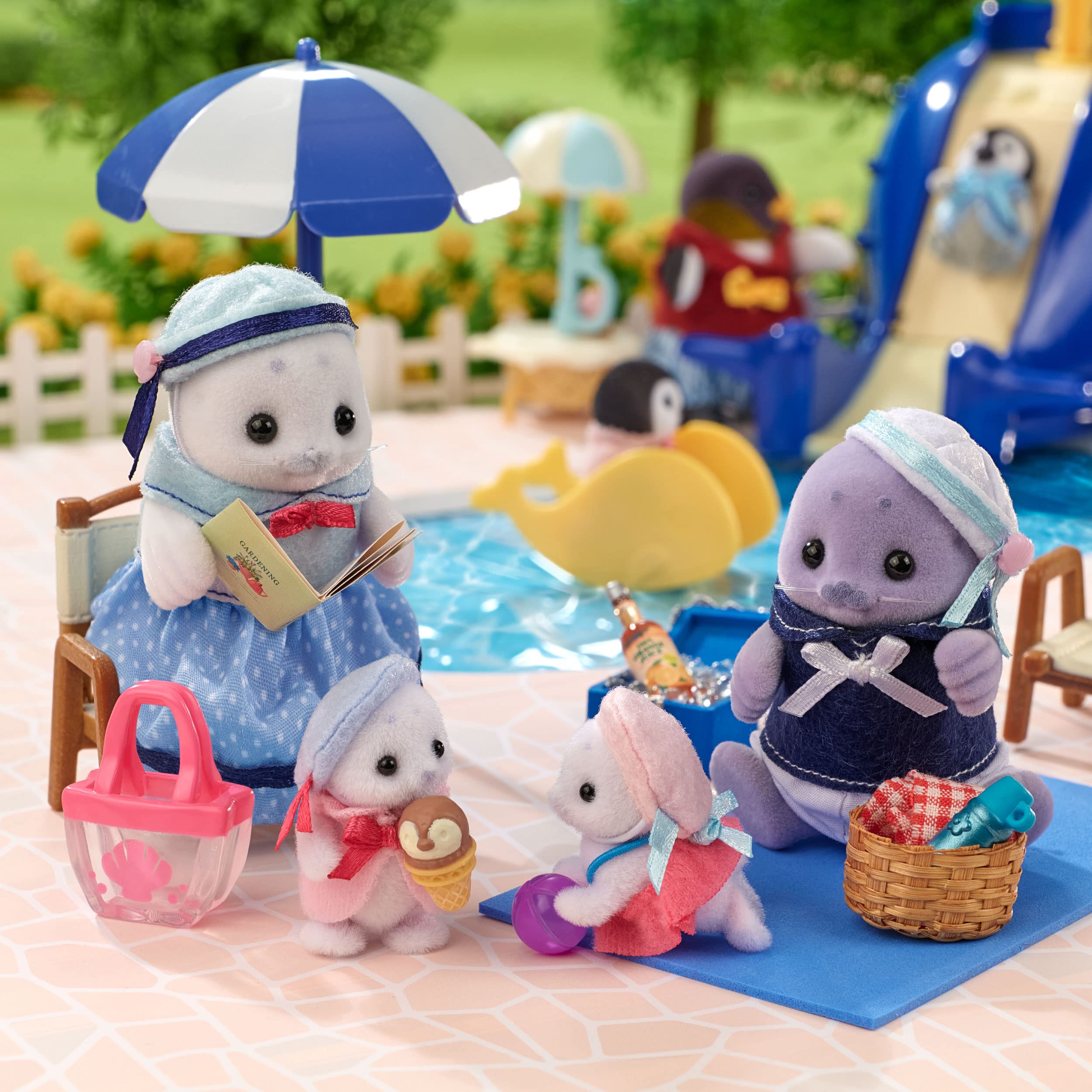 sylvanian-families-seaside-robben-familie-5759-figuren-4er-set image 7