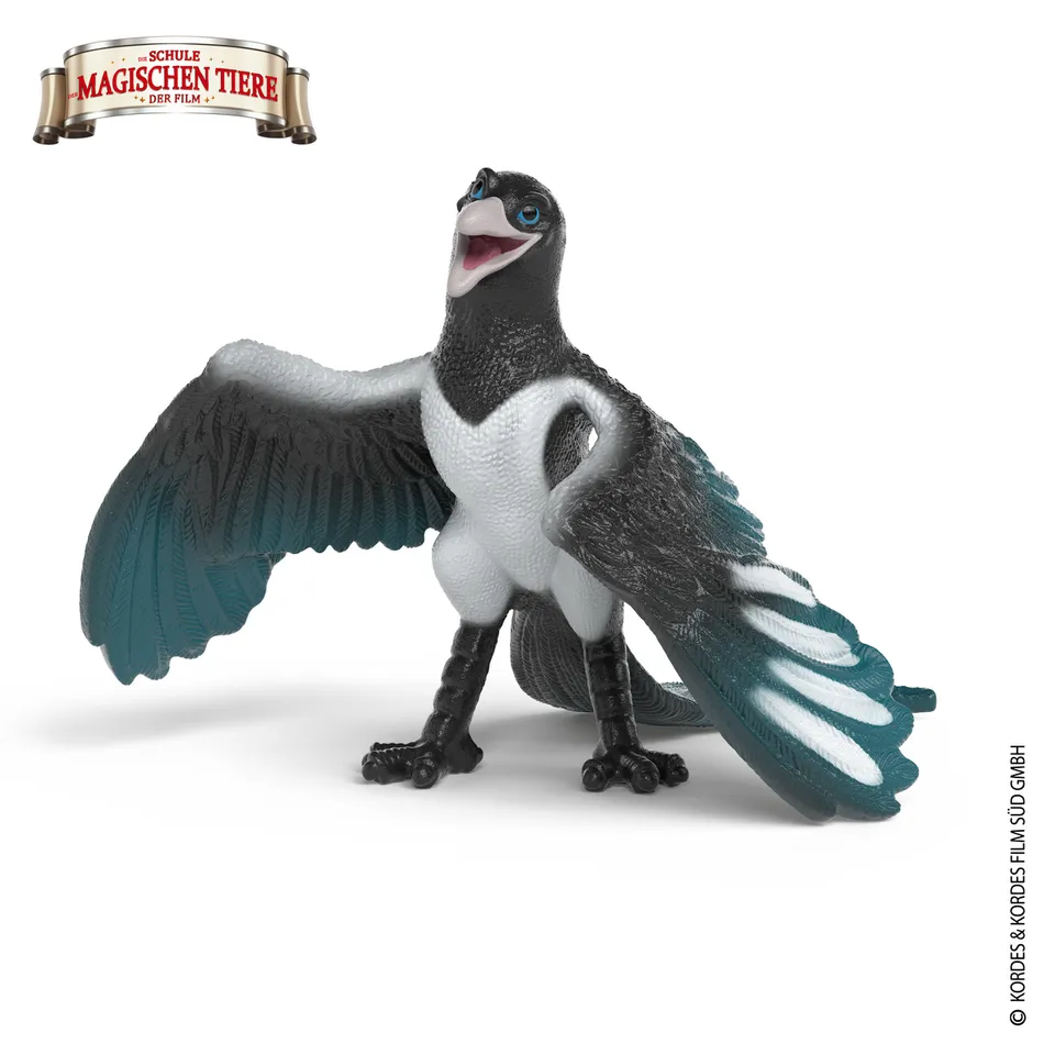 schleich-school-of-magical-animals-pinkie-elster-figur-14956 image 1